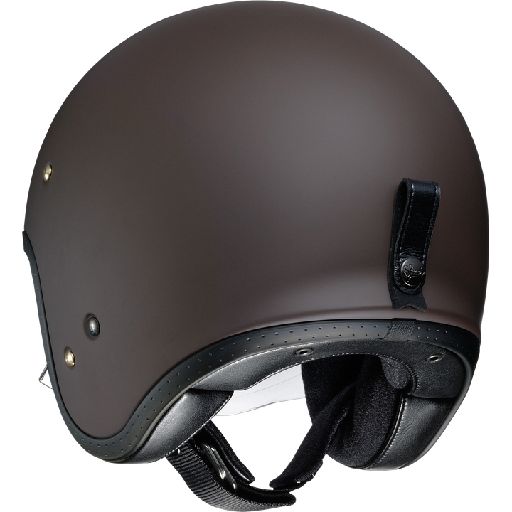 Casque jet J-O Uni brun