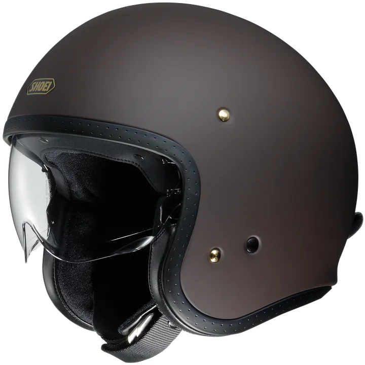 Casque jet J-O Uni brun