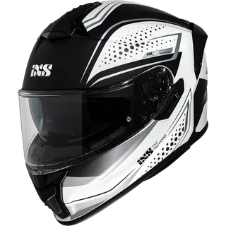 Casque intègrale iXS422 FG 2.2 blanc mat-rouge