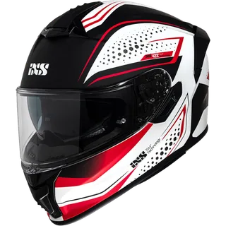 Casque intègrale iXS422 FG 2.2 blanc mat-rouge