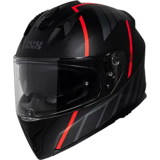 Integralhelm iXS217 2.0 matt schwarz-rot