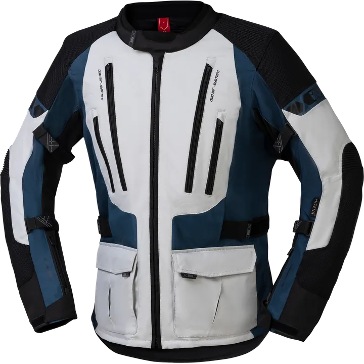 Tour Veste Lennik-ST gris clair-bleu-noir