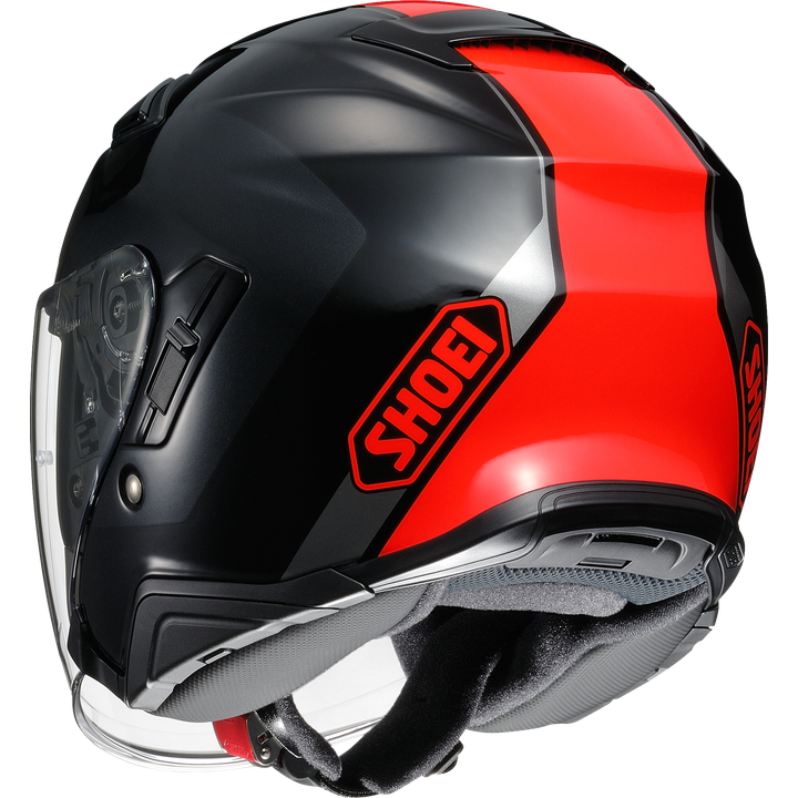 Casque jet J-Cruise II Adagio TC-1 noir-rouge-argent