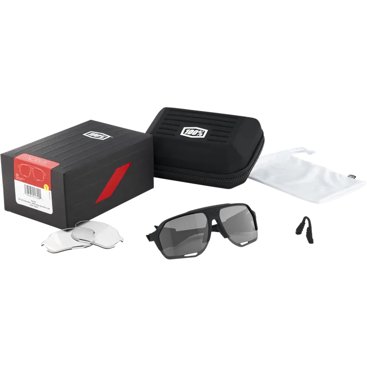 Norvik Soft Tact Crystal Black - HiPER Crimson Silver Mirror Lens