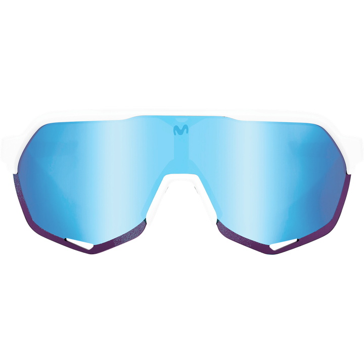 Brille S2 Matte White-HiPER Blue Multilayer Mirror Lens