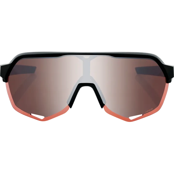Brille S2 Soft Tact Black-HiPER Crimson Silver Mirror Lens