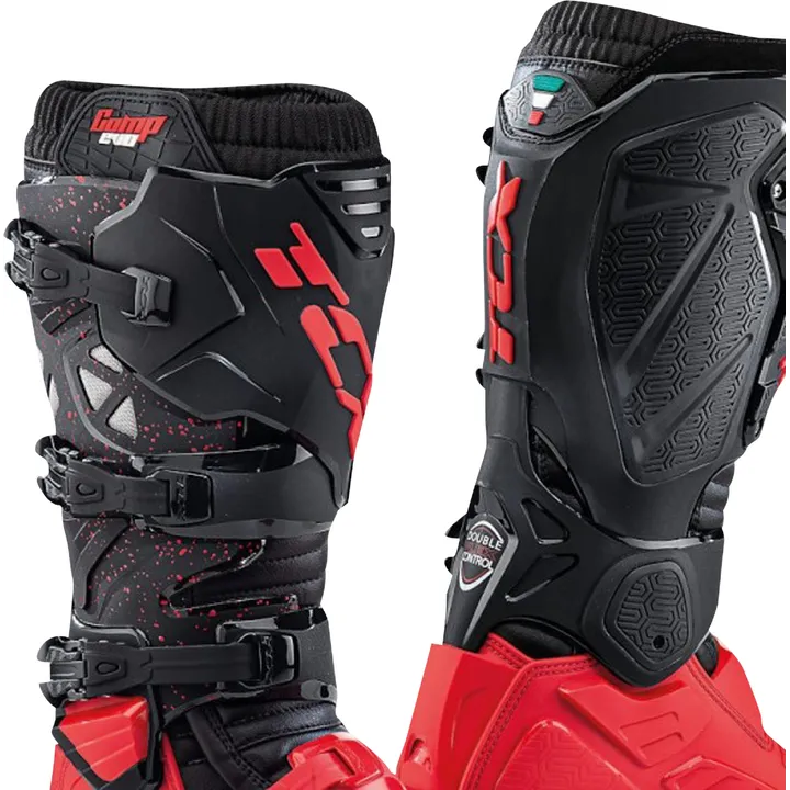 Bottes COMP EVO 2 MICHELIN noir-rouge