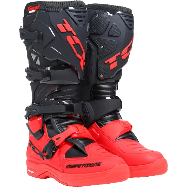 Stiefel COMP EVO 2 MICHELIN schwarz-rot