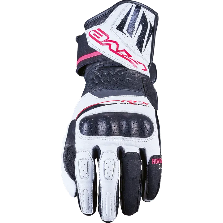 Gants femme RFX Sport blanc-rose-noir