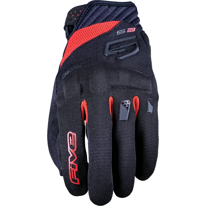 Gants RS3 EVO noir-rouge