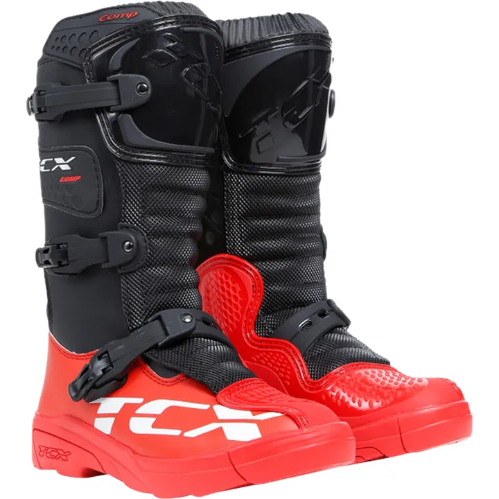 Stiefel COMP-KID  schwarz-rot