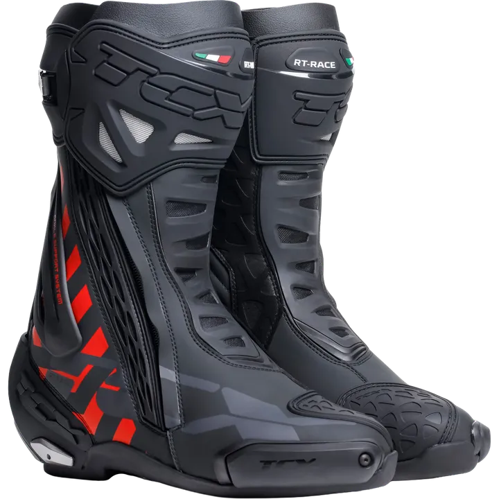 Stiefel RT-RACE schwarz-rot