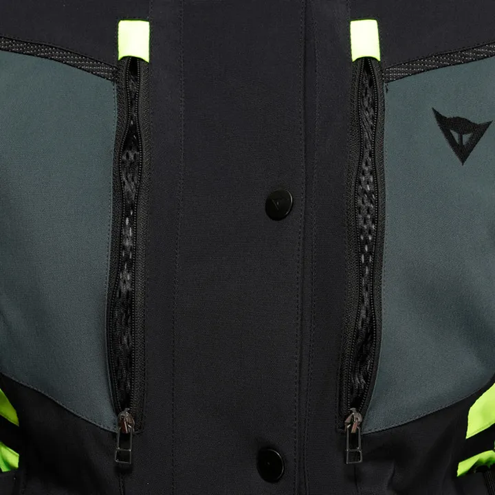 Damen Gore-Tex Jacke CARVE MASTER 3 schwarz-ebony-fluo gelb