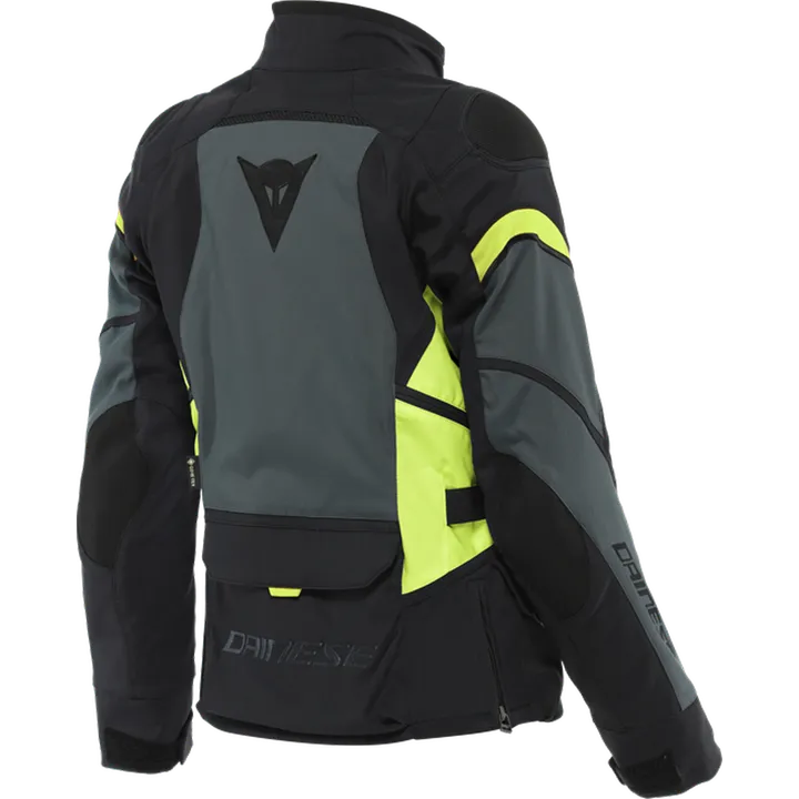 Damen Gore-Tex Jacke CARVE MASTER 3 schwarz-ebony-fluo gelb