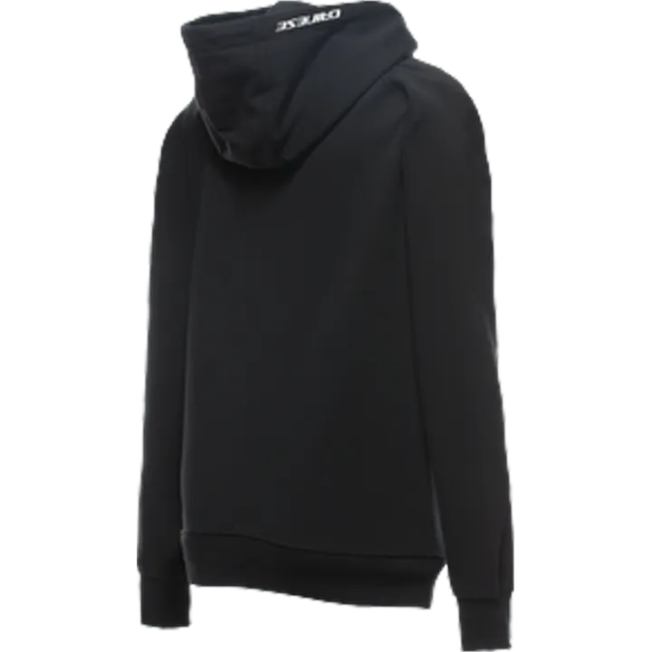 Damen Hoodie Racing schwarz-weiss