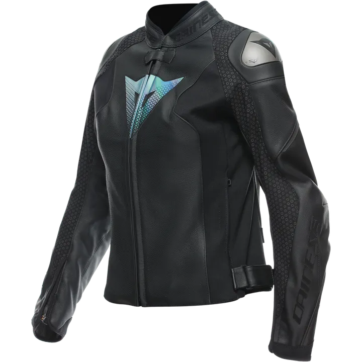 Damen Lederjacke Valorosa 50th LTD QDF schwarz