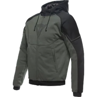 Hoodie Full Zip Daemon-X Sécurité vert-noir