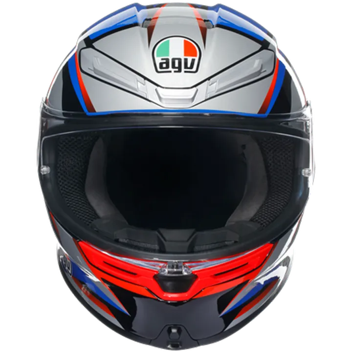 Casque intégral K6 S Multi Slashcut noir-bleu-rouge