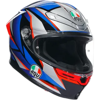 Integralhelm K6 S Multi Slashcut schwarz-grau-rot