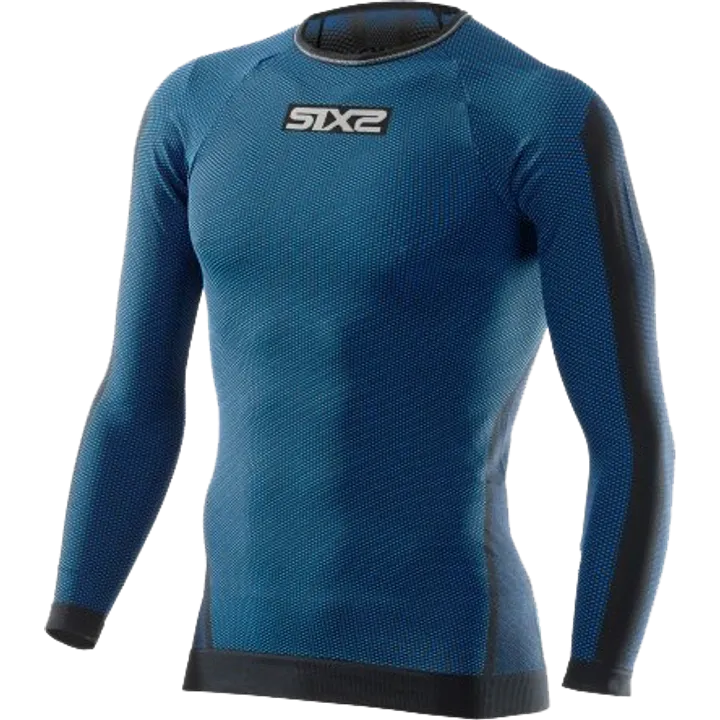 Funktionsshirt langarm TS2 Unisex schwarz-petrol