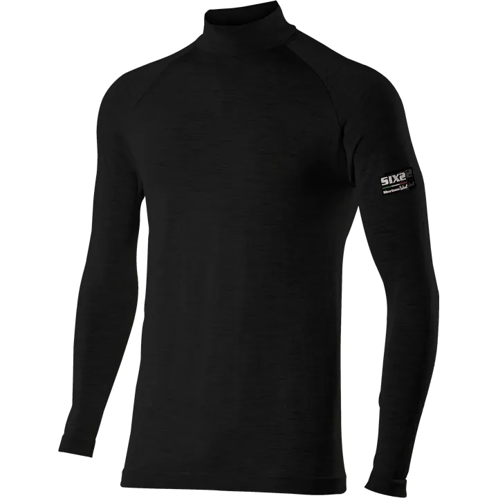 Funktionsshirt langarm TS3 Merino Unisex schwarz
