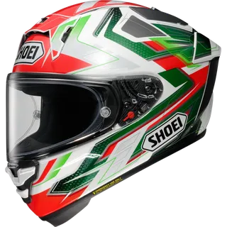 Integralhelm X-Spirit Pro Escalate TC-4 weiss-grün-rot