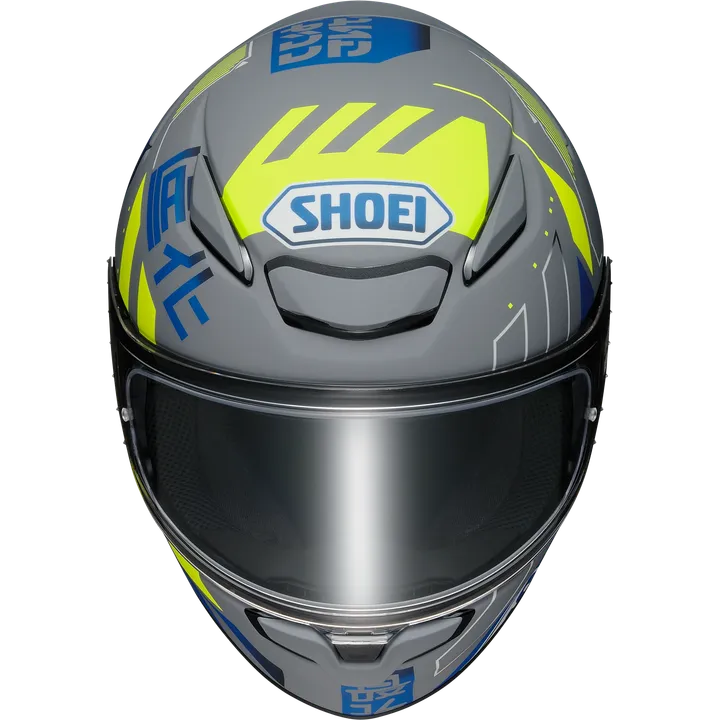 Casque intégral NXR2 Accolade TC-10 gris mat-fluo jaune