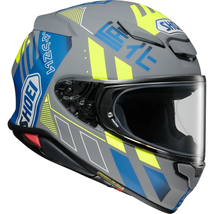 Casque intégral NXR2 Accolade TC-10 gris mat-fluo jaune