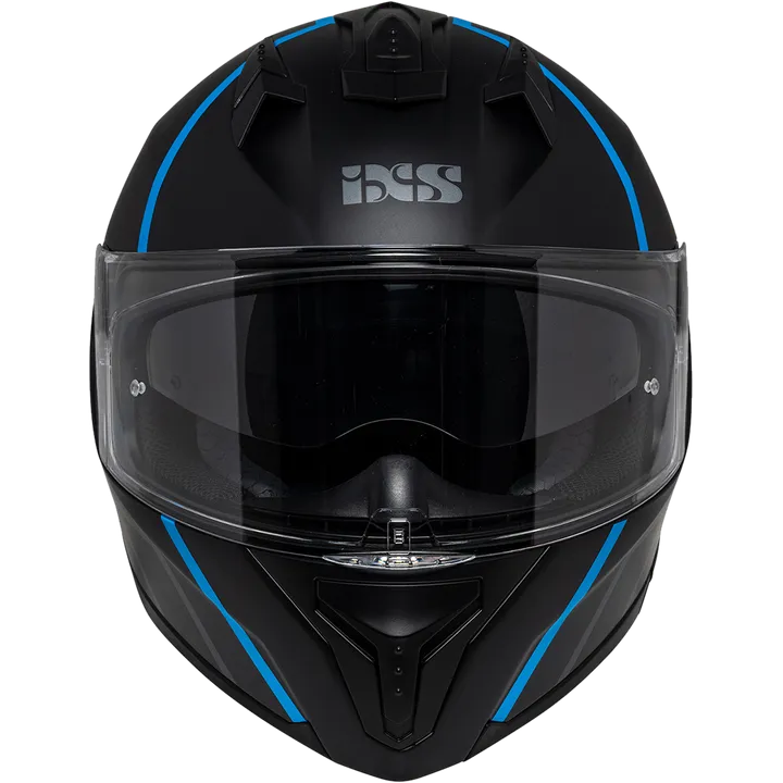 Integralhelm iXS217 2.0 matt schwarz-türkis