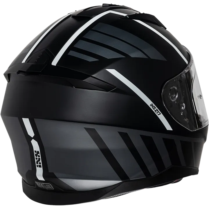 Casque intègrale iXS217 2.0 noir mat-blanc