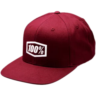 Icon Snapback Cap Burgundy
