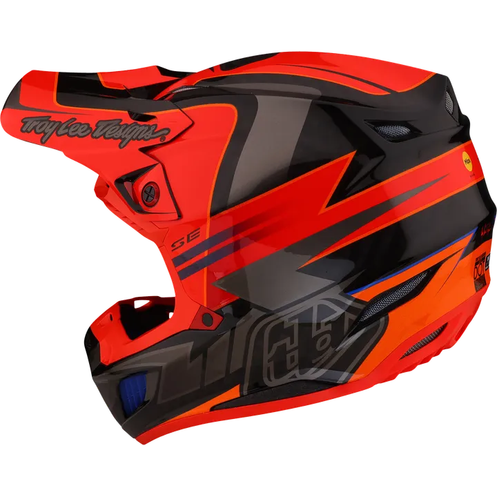 SE5 ECE Carbon Helmet Mips - Saber Rocket rot