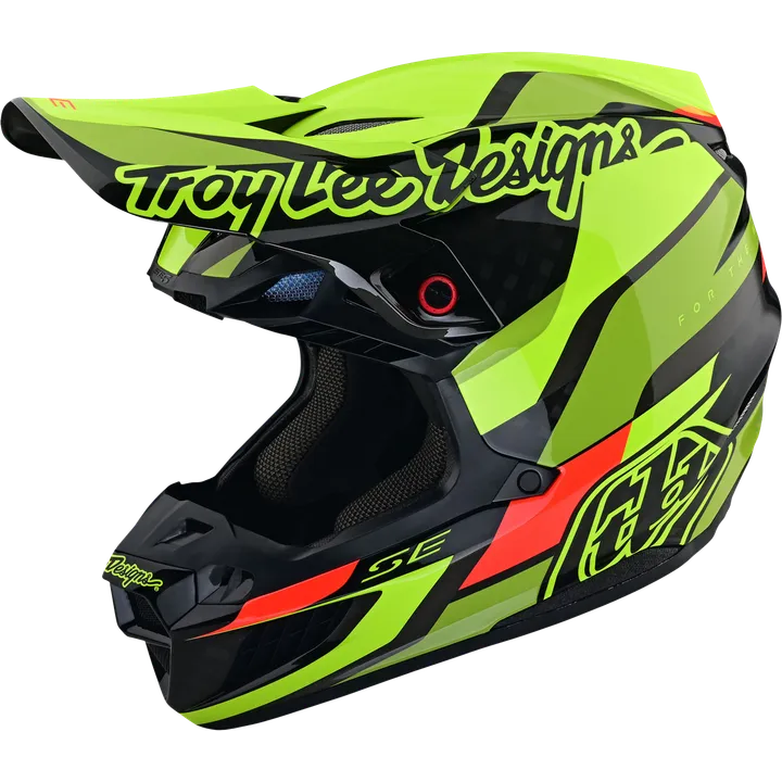 SE5 ECE Carbon Helmet Mips - Omega schwarz-fluogelb