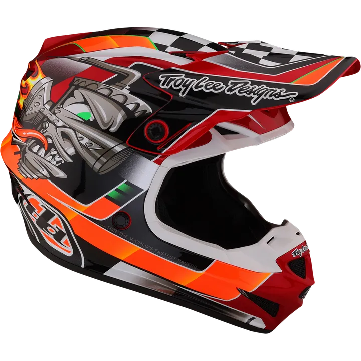 SE4 Polyacrylite Helmet - Carb schwarz