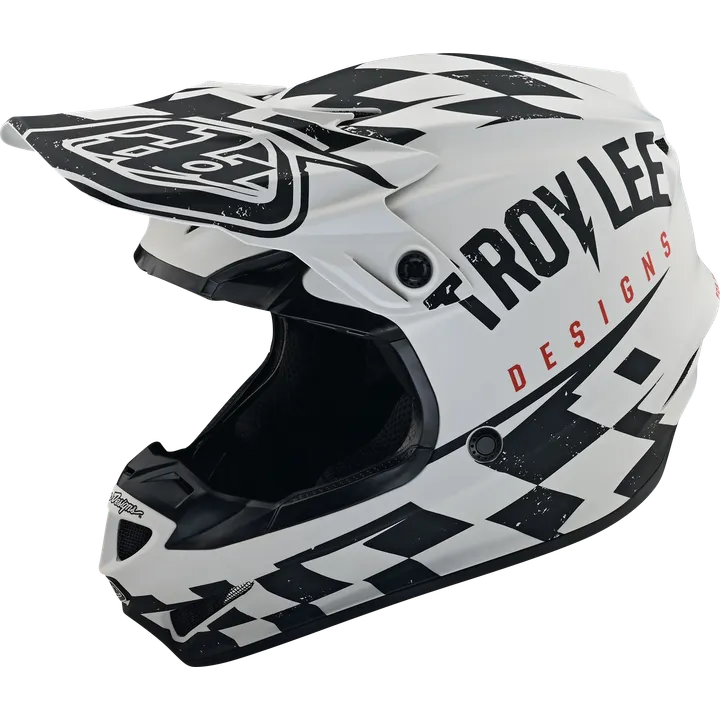 SE4 Polyacrylite Helmet Mips - Race Shop weiss-schwarz