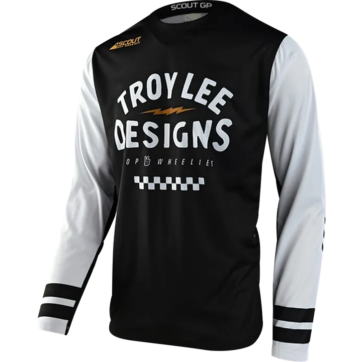 SCOUT GP Jersey - Ride On noir-blanc