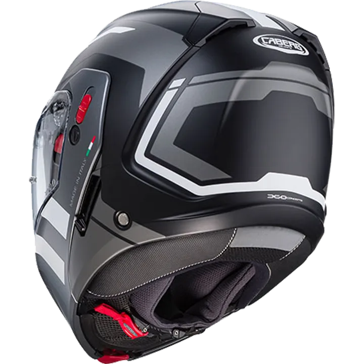 Klapphelm Horus X Road matt schwarz-anthrazit-weiss