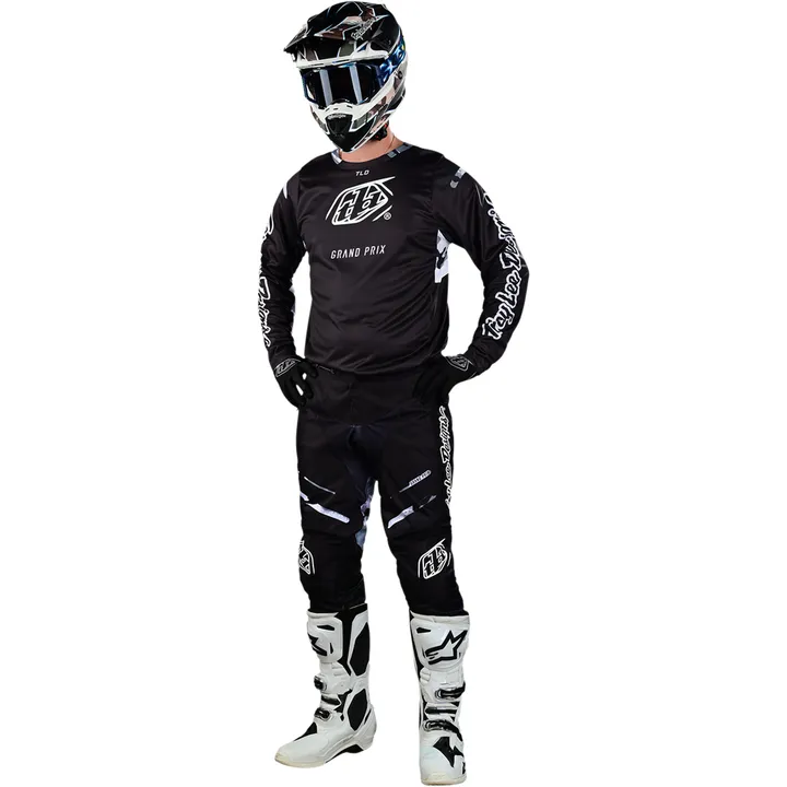 GP PRO Jersey - Blends Camo schwarz-weiss
