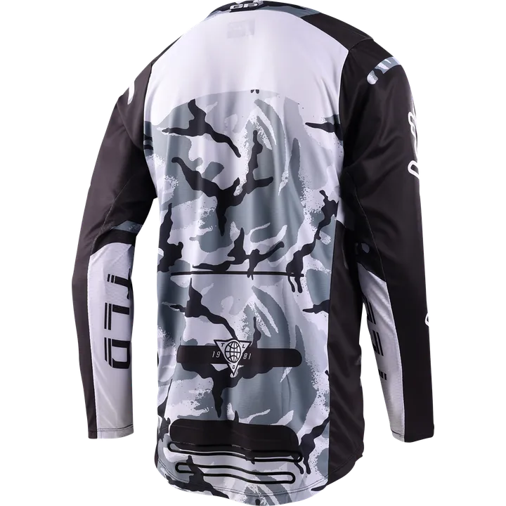 GP PRO Jersey - Blends Camo schwarz-weiss