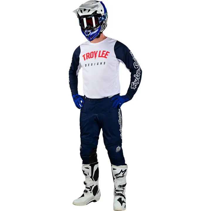 GP PRO Jersey - Boltz blanc-navy blue