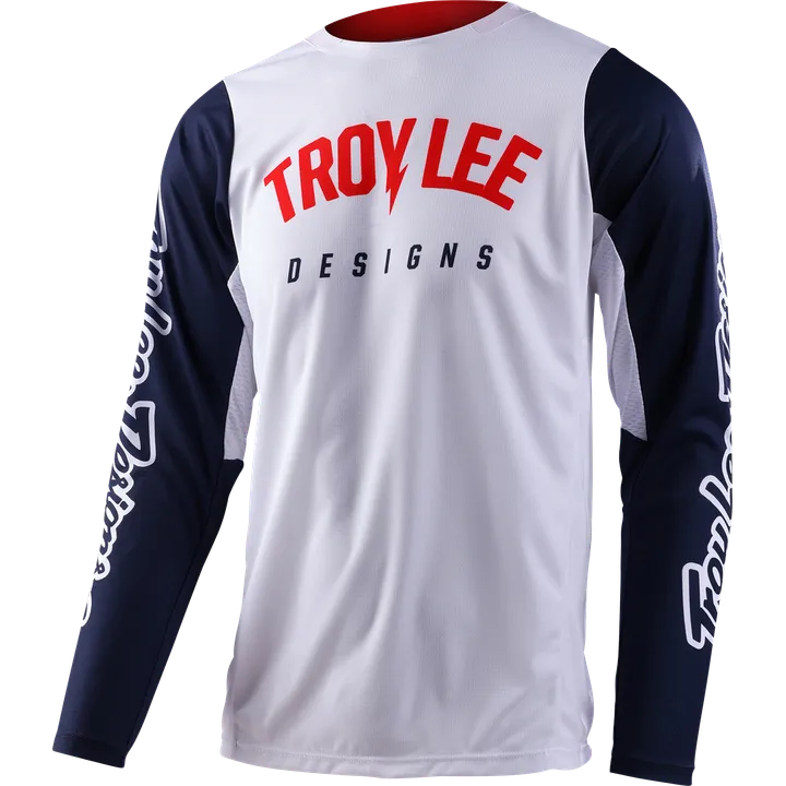 GP PRO Jersey - Boltz blanc-navy blue
