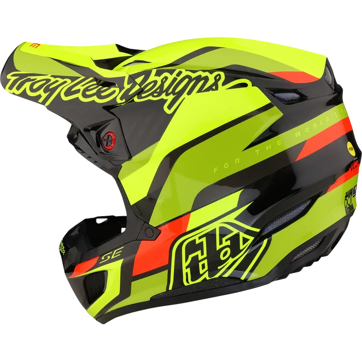 SE5 ECE Carbon Helmet Mips - Omega schwarz-fluogelb