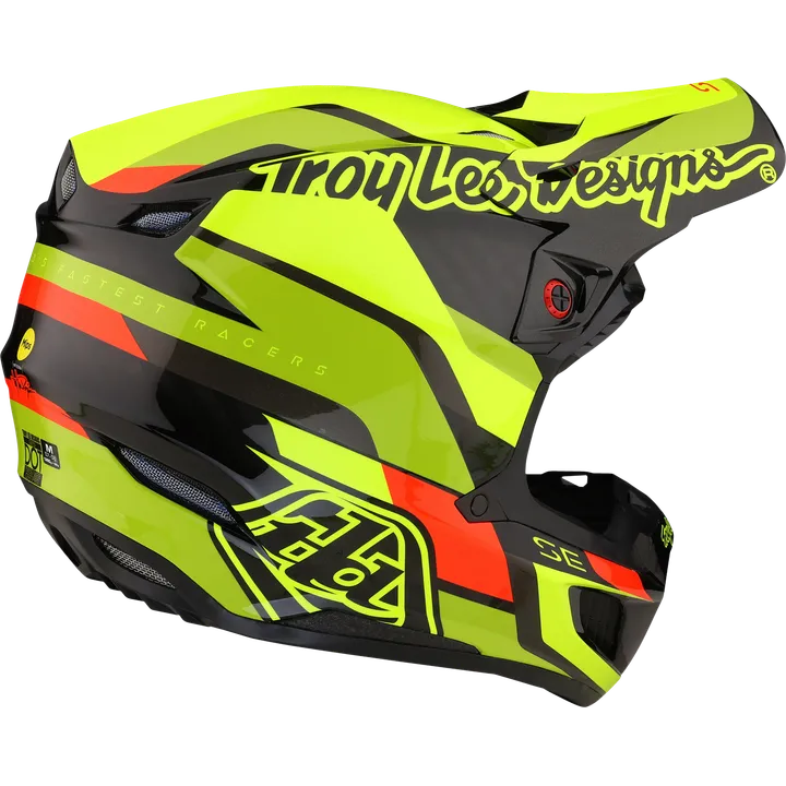 SE5 ECE Carbon Helmet Mips - Omega schwarz-fluogelb