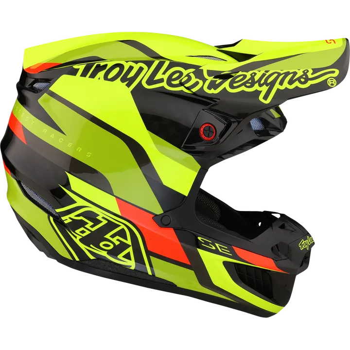 SE5 ECE Carbon Helmet Mips - Omega schwarz-fluogelb