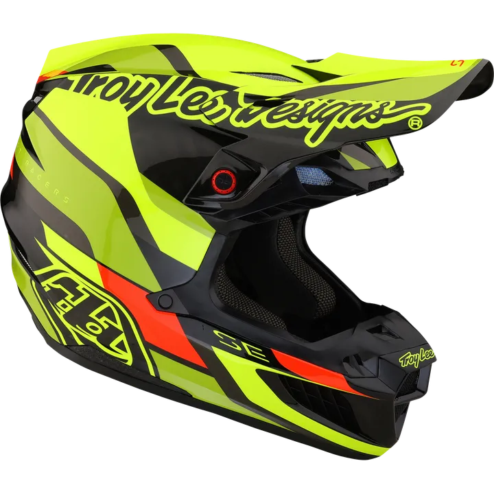 SE5 ECE Carbon Helmet Mips - Omega schwarz-fluogelb