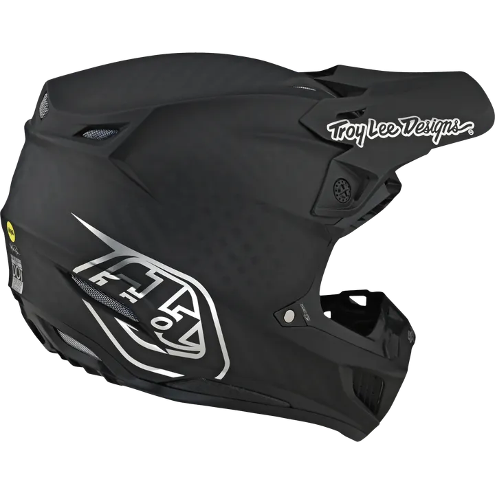 SE5 ECE Carbon Helmet Mips - Stealth schwarz-silber