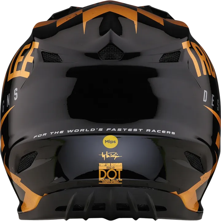 SE4 Polyacrylite Helmet Mips - Race Shop gold-schwarz