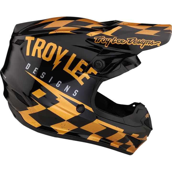 SE4 Polyacrylite Helmet Mips - Race Shop gold-schwarz