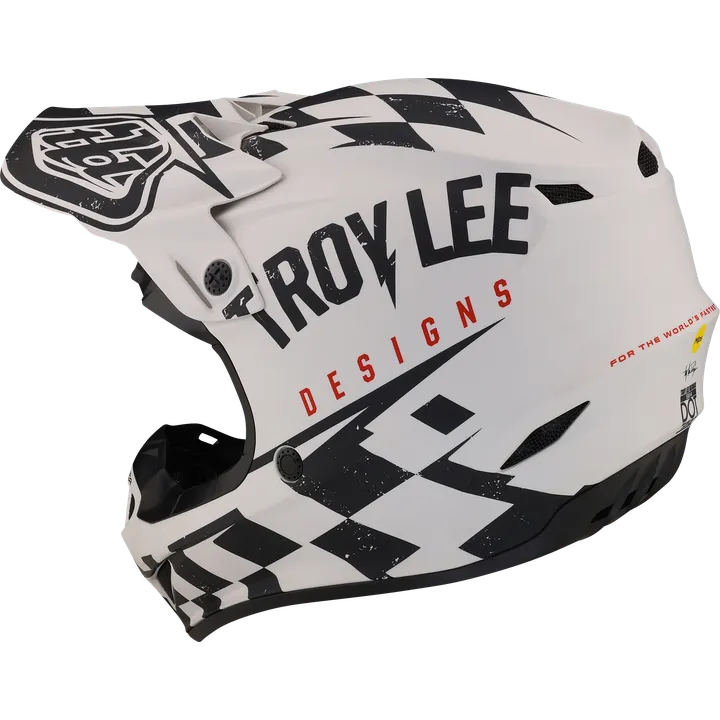 SE4 Polyacrylite Helmet Mips - Race Shop weiss-schwarz