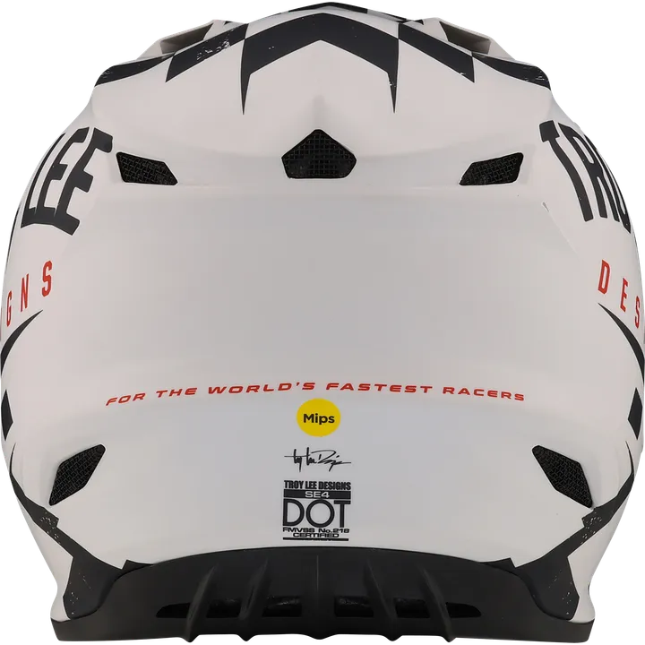 SE4 Polyacrylite Helmet Mips - Race Shop weiss-schwarz